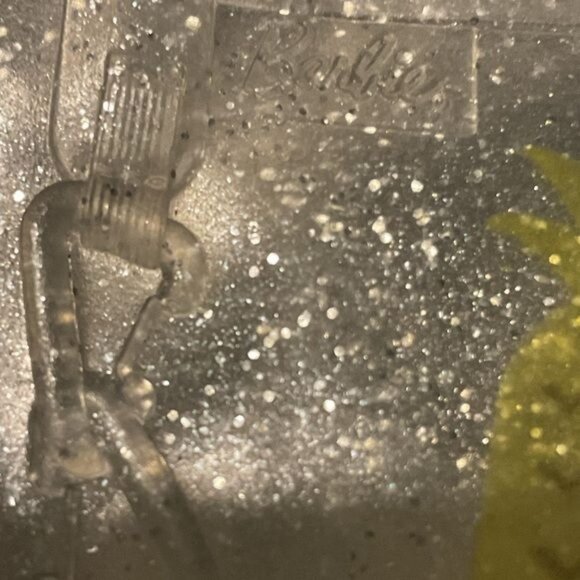 Barbie Doll Clear Sparkle Pineapple Hand Bag Tote Purse Accessories - Picture 3 of 3